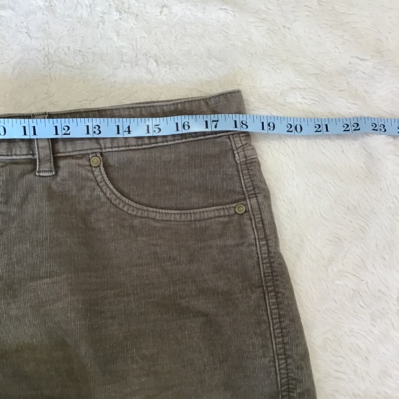 Carve Design Women Size 10 Dogtown Oahu Gray Corduroy Fringe Short Casual Comfy - Picture 7 of 8